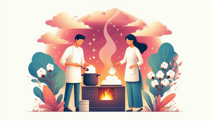 درست کردن شام تولد