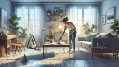 تمیز کردن خانه