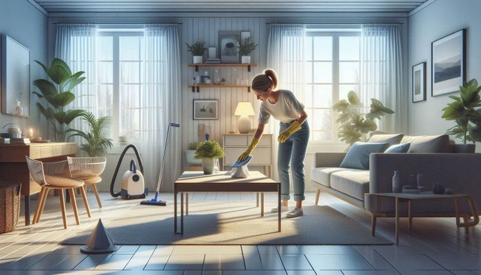 تمیز کردن خانه