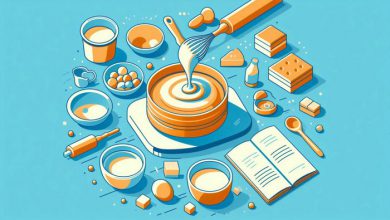 کیک شیر با پف زیاد