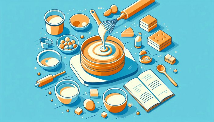 کیک شیر با پف زیاد